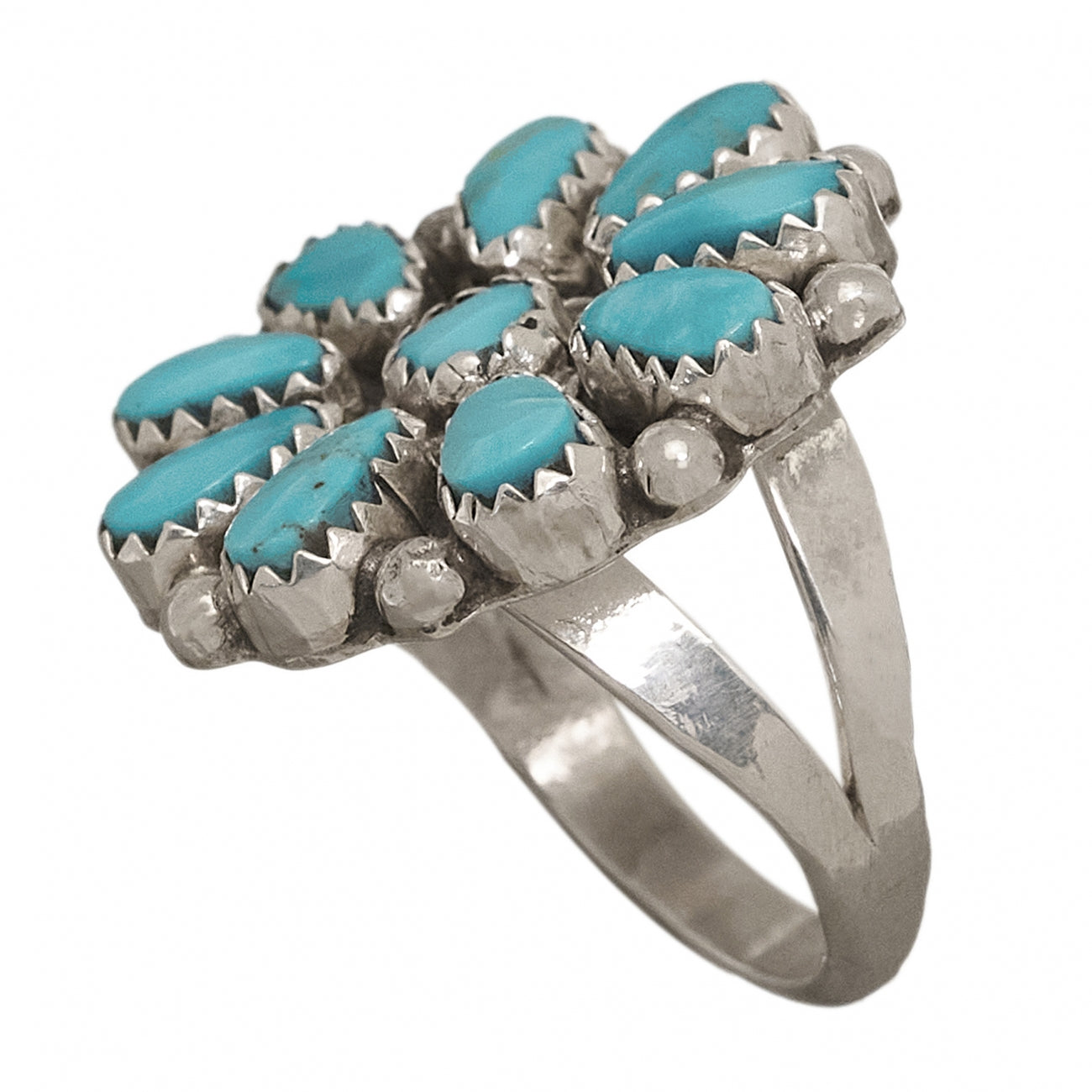 Harpo Paris Turquoise and silver ring Zuni