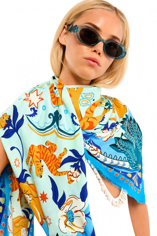 WILD - Scarf Bandidas - Blue