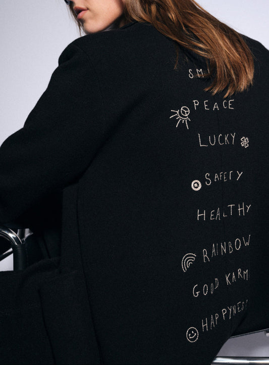 Gris Gris Black Blazer