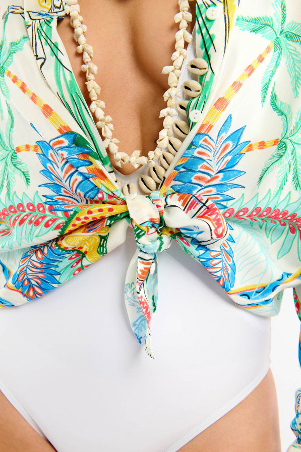 WILD - Shirt Bonaventure Bahia - White