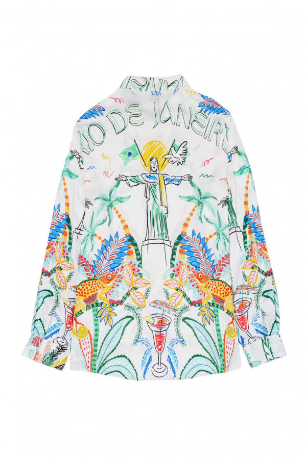 WILD - Shirt Bonaventure Bahia - White