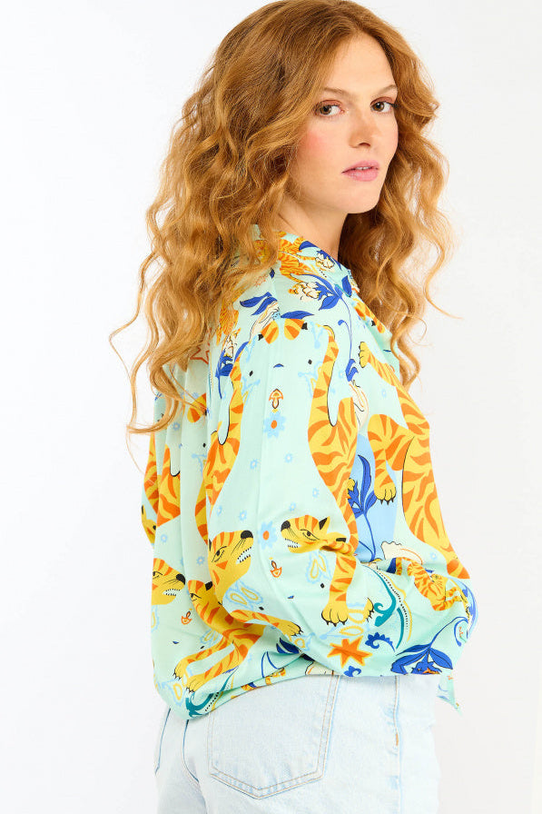 WILD - Shirt Bonaventure Bandidas - Blue