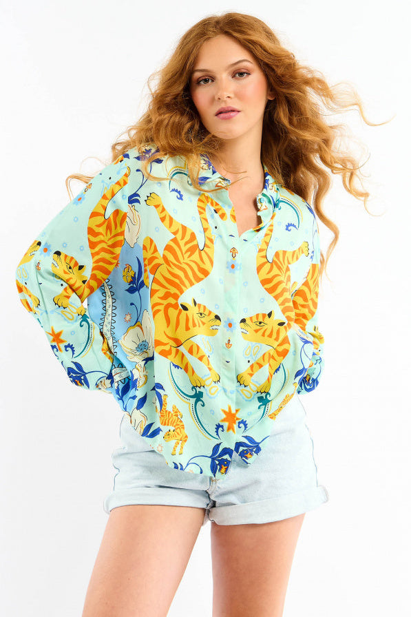 WILD - Shirt Bonaventure Bandidas - Blue