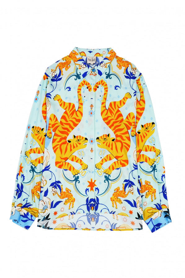 WILD - Shirt Bonaventure Bandidas - Blue
