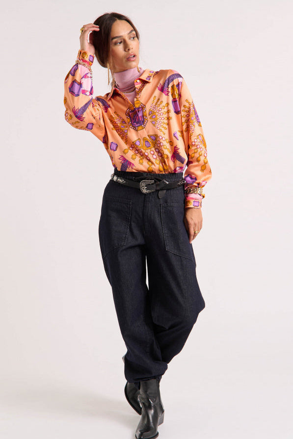 WILD - Shirt Bonaventure Diamonds - Coral