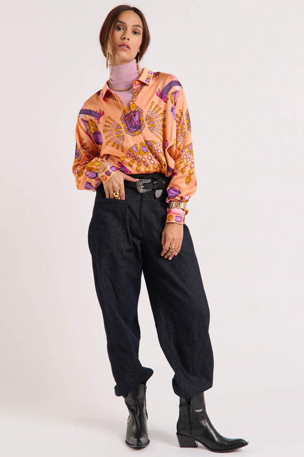 WILD - Shirt Bonaventure Diamonds - Coral