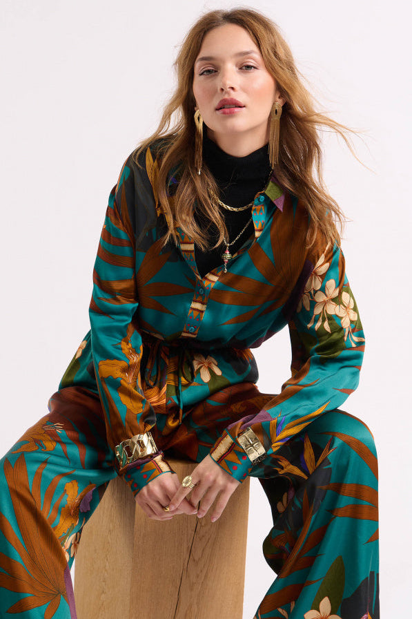 WILD - Shirt Bonaventure Petal - Blue