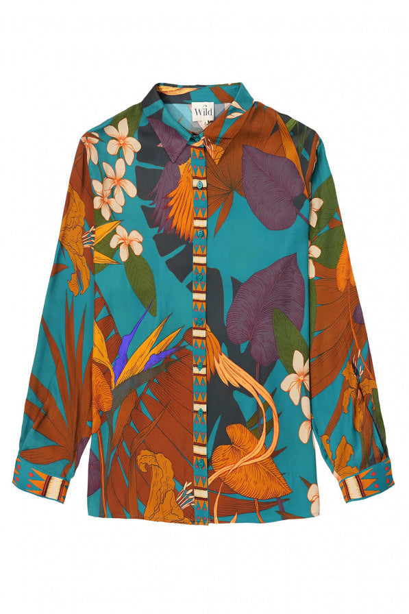 WILD - Shirt Bonaventure Petal - Blue