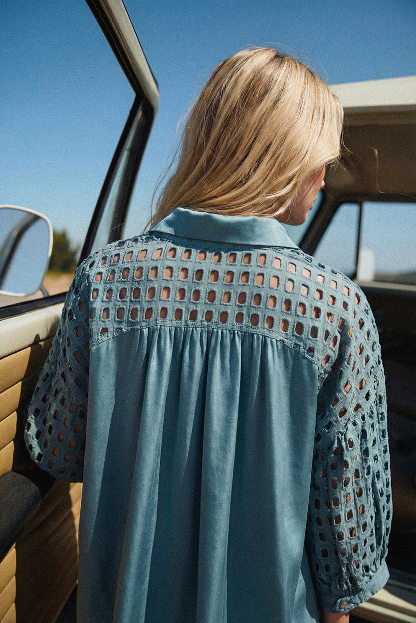 MA PETITE CAPSULE - Ines shirt - agate blue