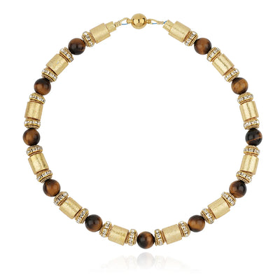 HYPSO - Marquise Necklace - Tiger's eye