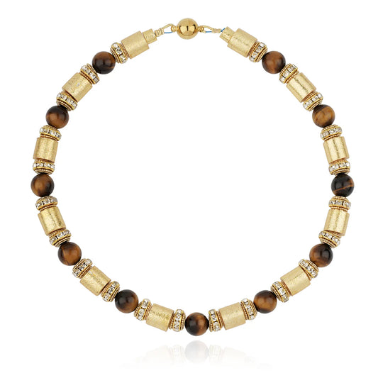 HYPSO - Marquise Necklace - Tiger's eye