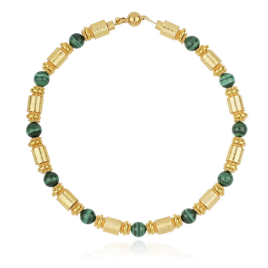 HYPSO - Marquise Necklace - Malachite