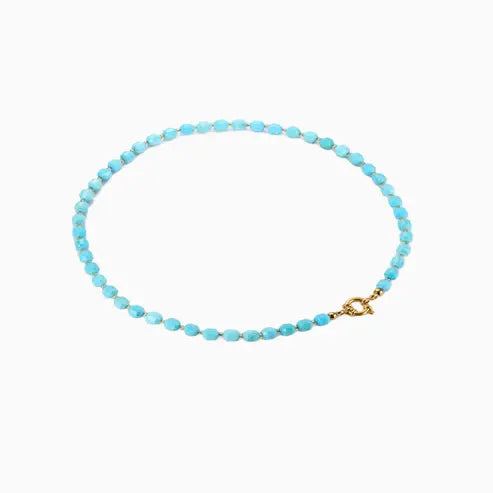 Blue turquoise necklace Aurora