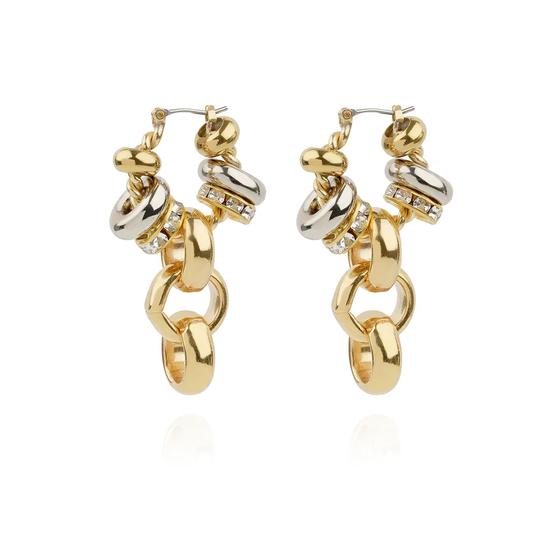 HYPSO - Vicky hoop Earrings - Gold-tone