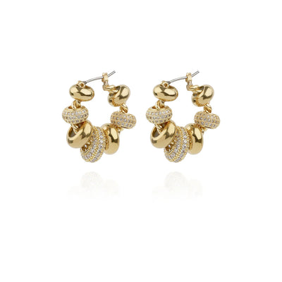 HYPSO - Solal Earrings - gold-tone
