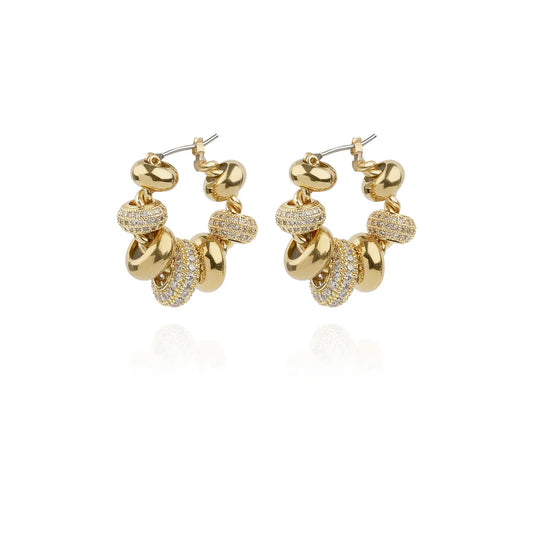 HYPSO - Solal Earrings - gold-tone