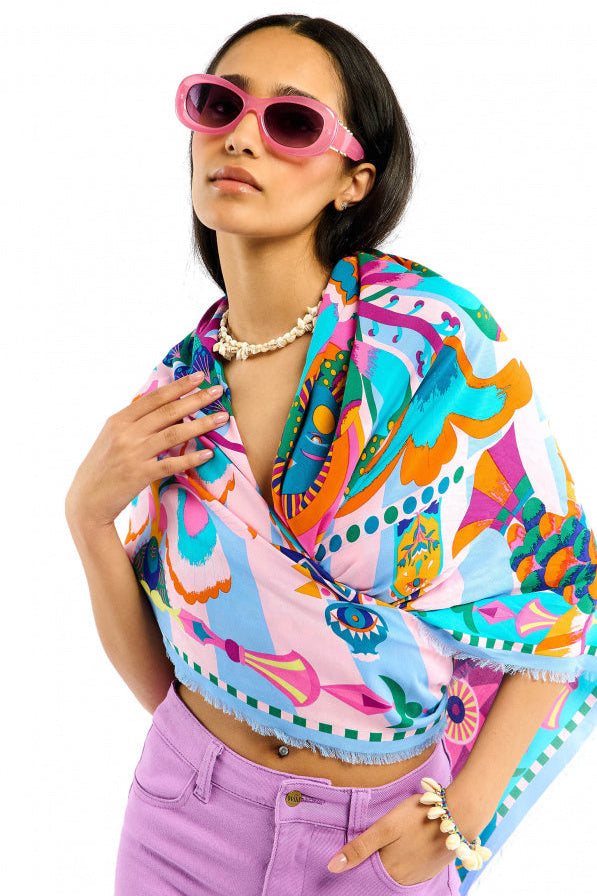 WILD - Scarf Enchanted - Blue