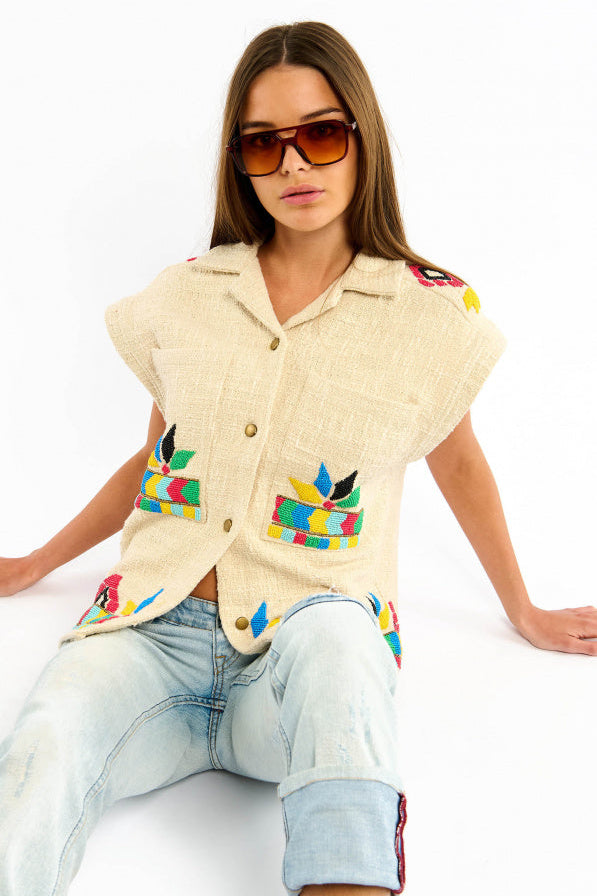 WILD - Jacket Ezekiel - White