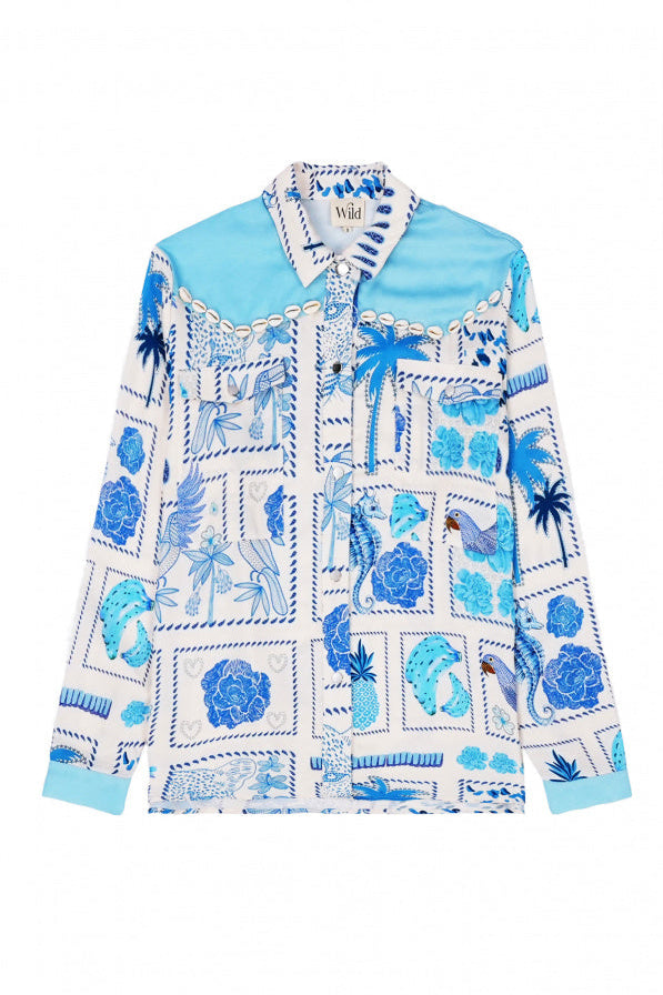 WILD - Shirt Julio - Blue