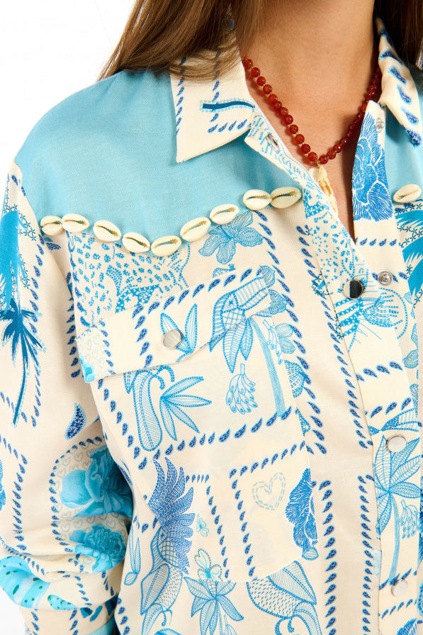 WILD - Shirt Julio - Blue