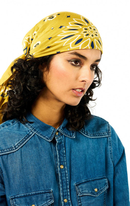 Medium Scarf Paisley - Camel