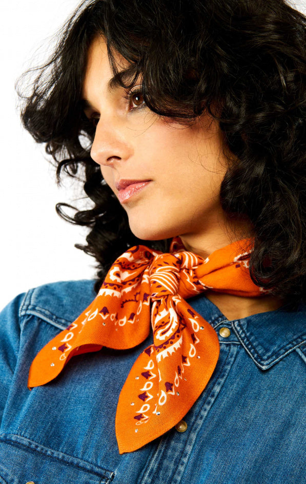 Mini Scarf Paisley - Terre
