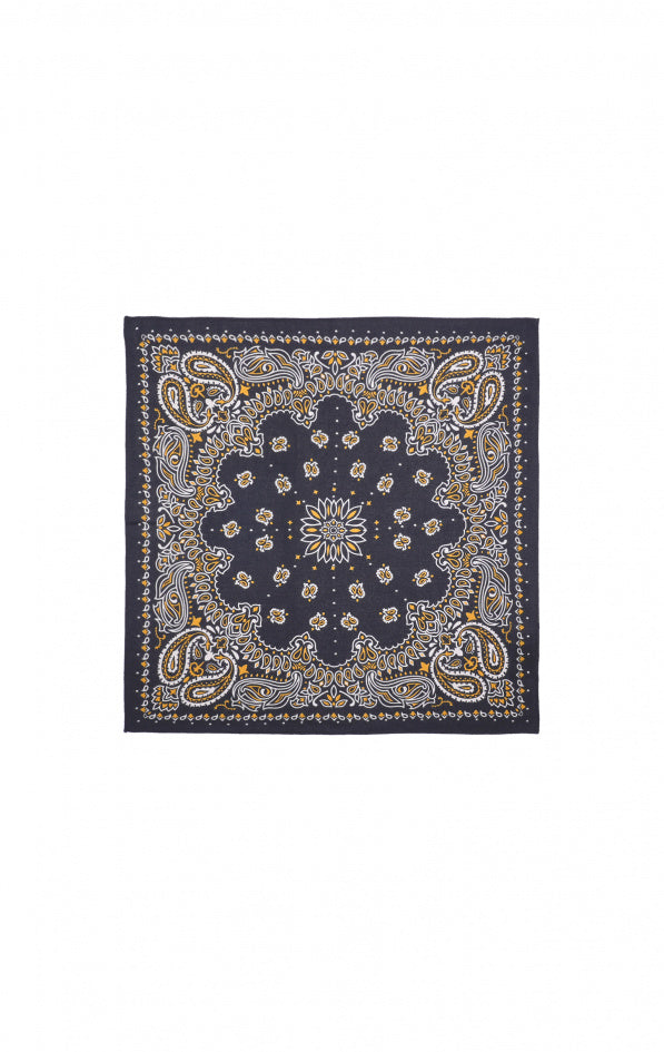 Mini Scarf Paisley - Black