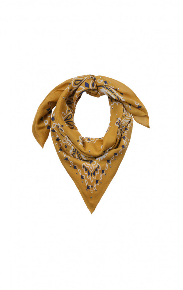Medium Scarf Paisley - Camel
