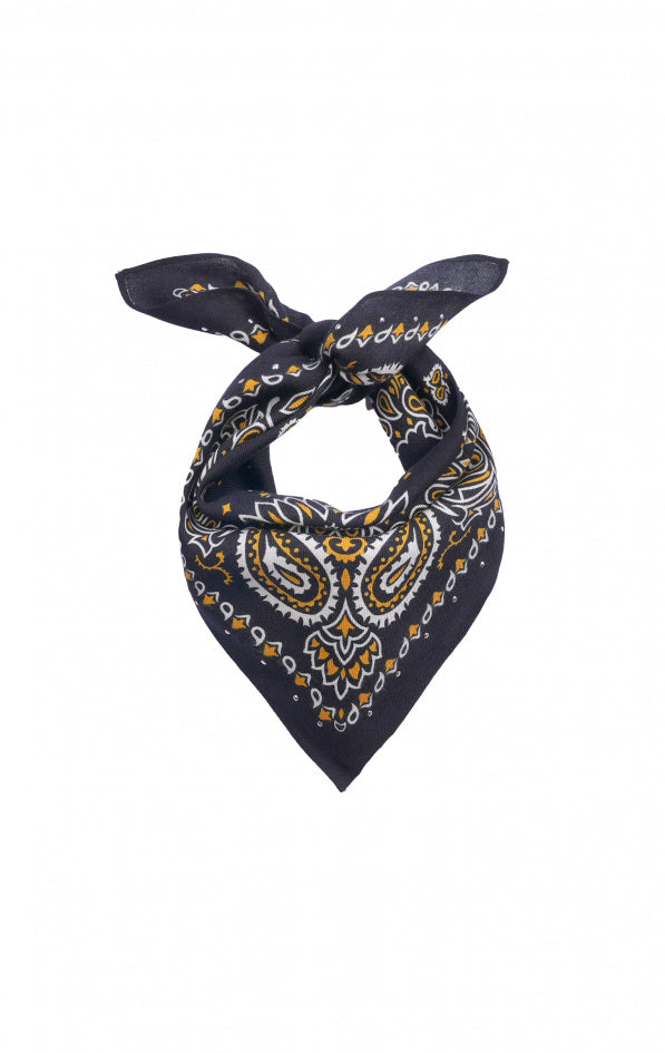 Mini Scarf Paisley - Black