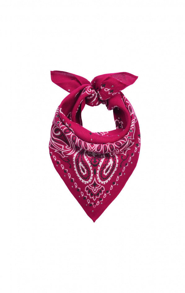 Mini Scarf Paisley - Burgundy