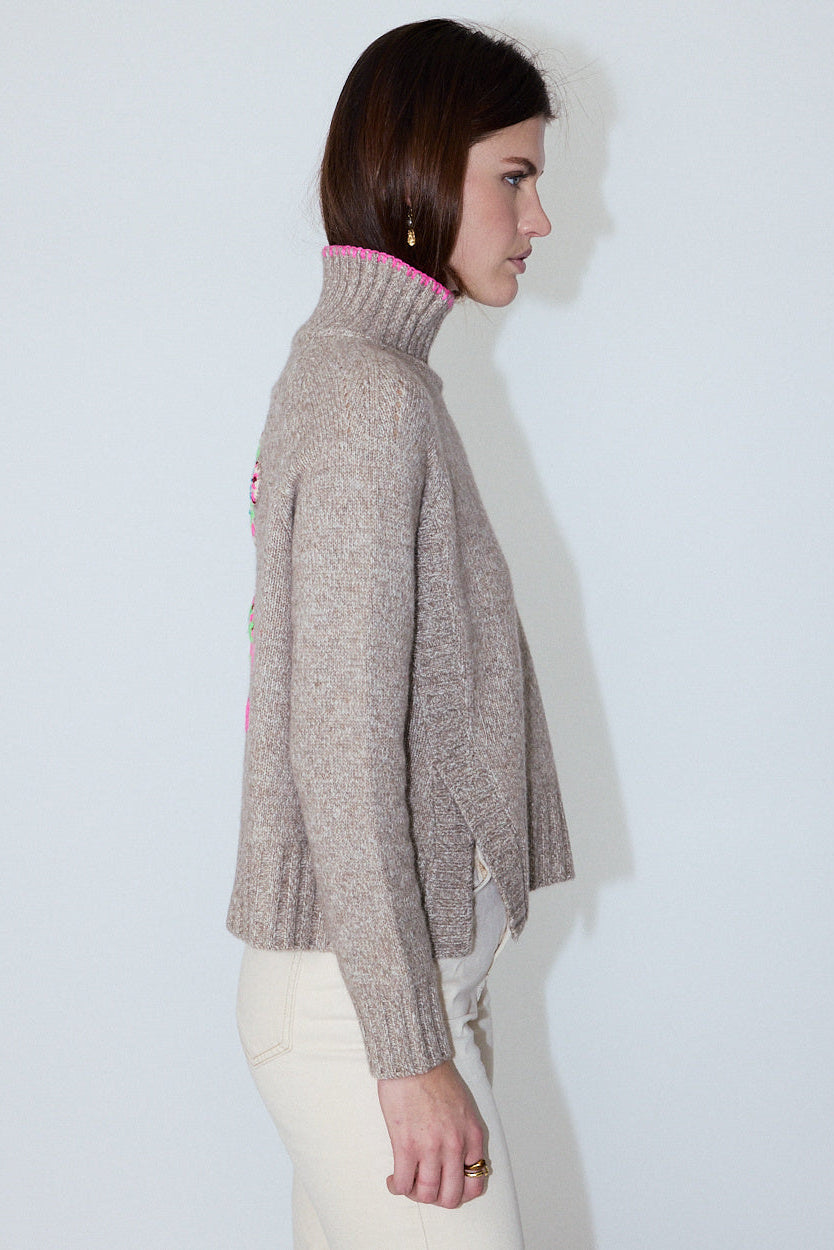 MA PETITE CAPSULE - Amulette taupe sweater