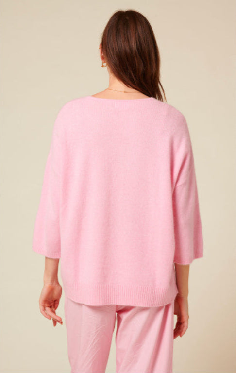 Nostalgic sweater pink
