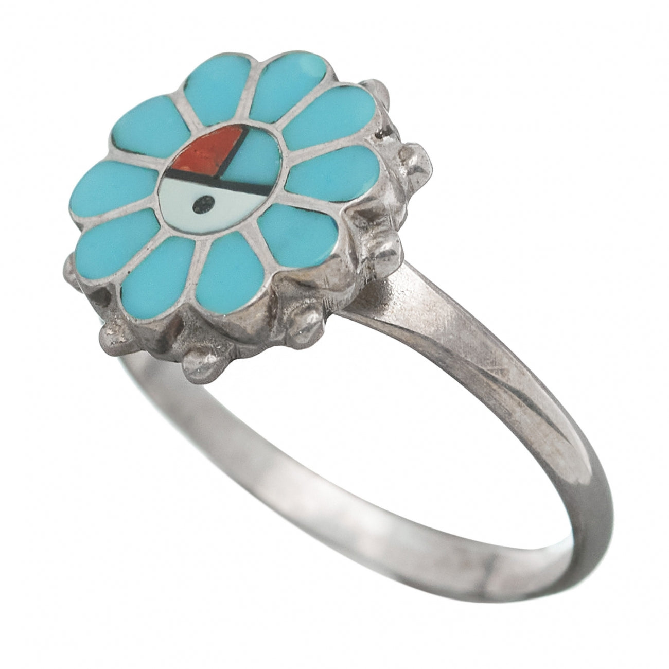 Harpo Paris Turquoise and silver ring Zuni