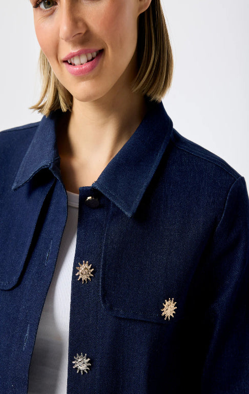 Billie cotton shirt collar jacket